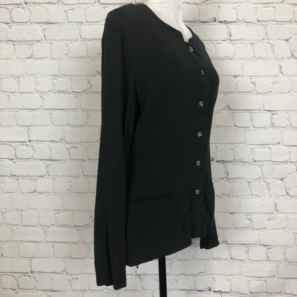 Gucci Vintage Black Jacket Blazer Size 44 Rayon Wool 1990s - Picture 2 of 8